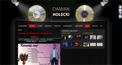 Desktop Screenshot of damianholecki.pl